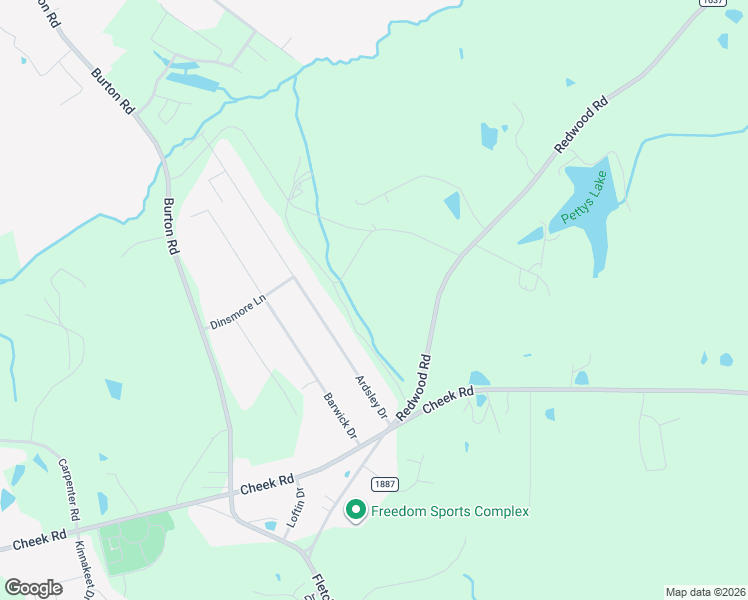map of restaurants, bars, coffee shops, grocery stores, and more near 2552 Ardsley Drive in Durham