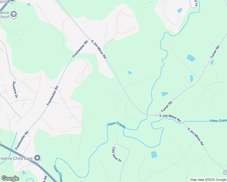 map of restaurants, bars, coffee shops, grocery stores, and more near 2918 Forest Creek Lane in Mebane