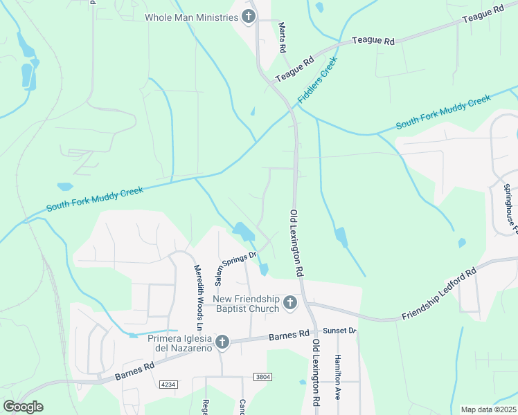 map of restaurants, bars, coffee shops, grocery stores, and more near 4154 Lakewood Glen Drive in Winston-Salem