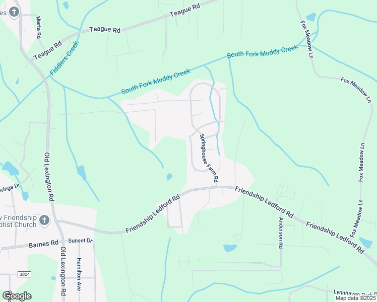 map of restaurants, bars, coffee shops, grocery stores, and more near 165 Hunters Horn Lane in Winston-Salem