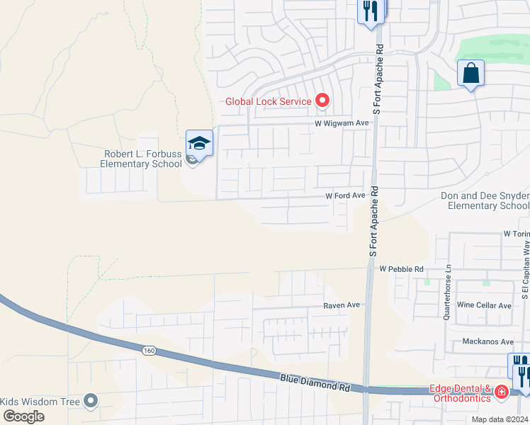 map of restaurants, bars, coffee shops, grocery stores, and more near 9651 Aqua Harbor Way in Las Vegas