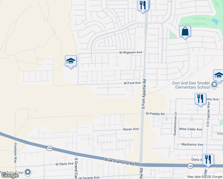 map of restaurants, bars, coffee shops, grocery stores, and more near 9625 Starfish Reef Way in Las Vegas