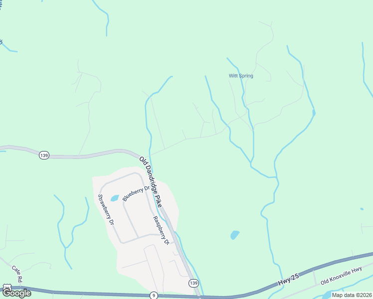 map of restaurants, bars, coffee shops, grocery stores, and more near 2491 Riddle Road in New Market