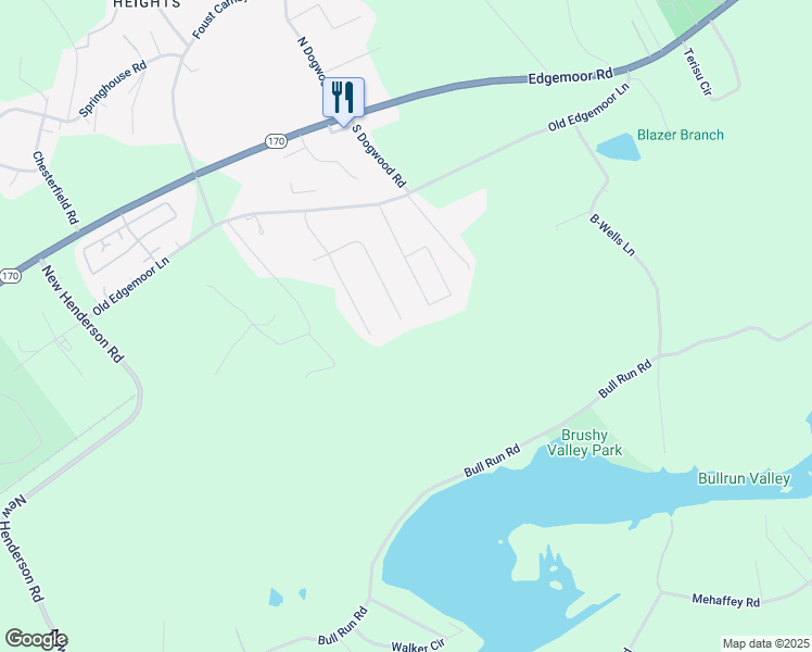 map of restaurants, bars, coffee shops, grocery stores, and more near 160 Meadow View Lane in Powell