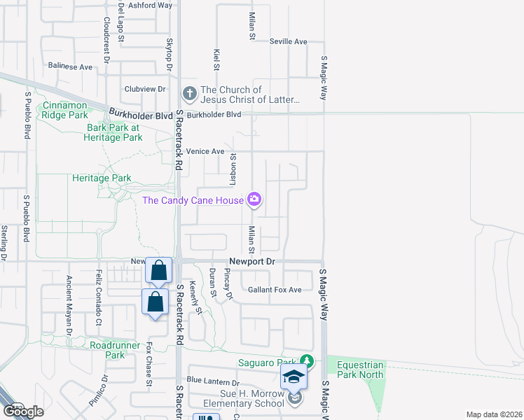 map of restaurants, bars, coffee shops, grocery stores, and more near 365 Shimmering Moon Street in Henderson