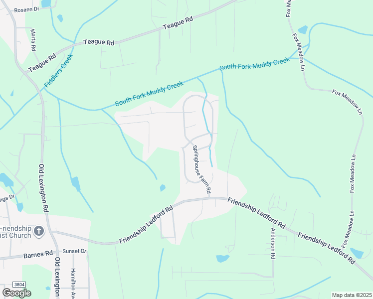 map of restaurants, bars, coffee shops, grocery stores, and more near 172 Hunters Horn Lane in Winston-Salem