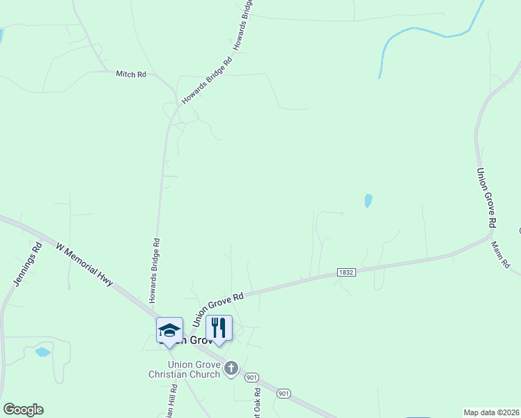 1384 Union Grove Road, Harmony NC Walk Score