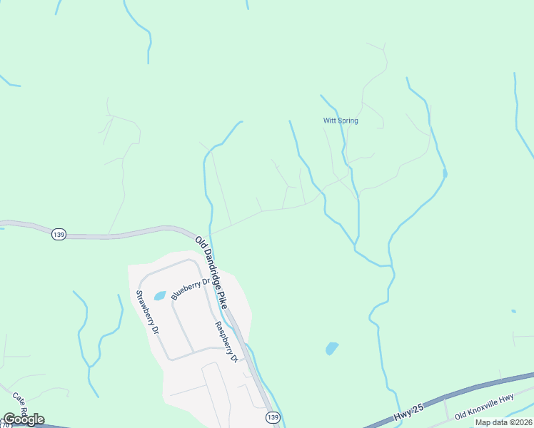 map of restaurants, bars, coffee shops, grocery stores, and more near 2491 Riddle Road in New Market