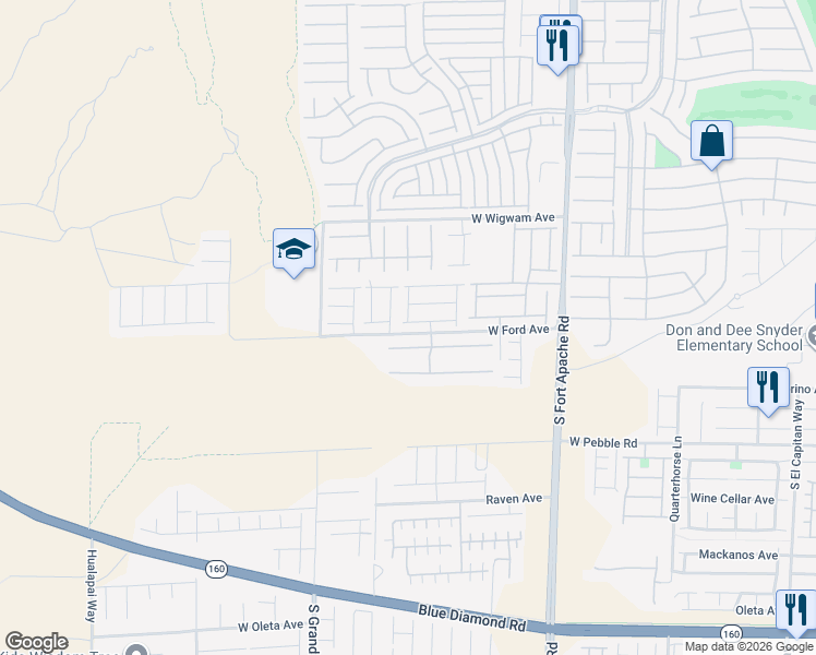 map of restaurants, bars, coffee shops, grocery stores, and more near 653 Wounded Star Avenue in Las Vegas