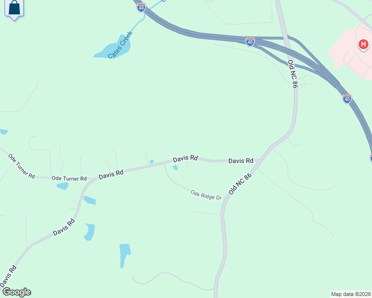 map of restaurants, bars, coffee shops, grocery stores, and more near 319 Davis Road in Hillsborough