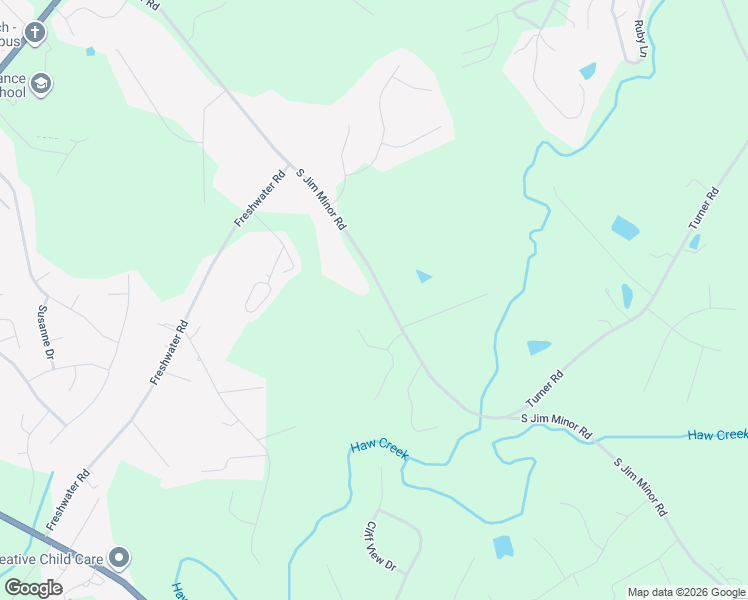 map of restaurants, bars, coffee shops, grocery stores, and more near 2679 S Jim Minor Rd in Haw River