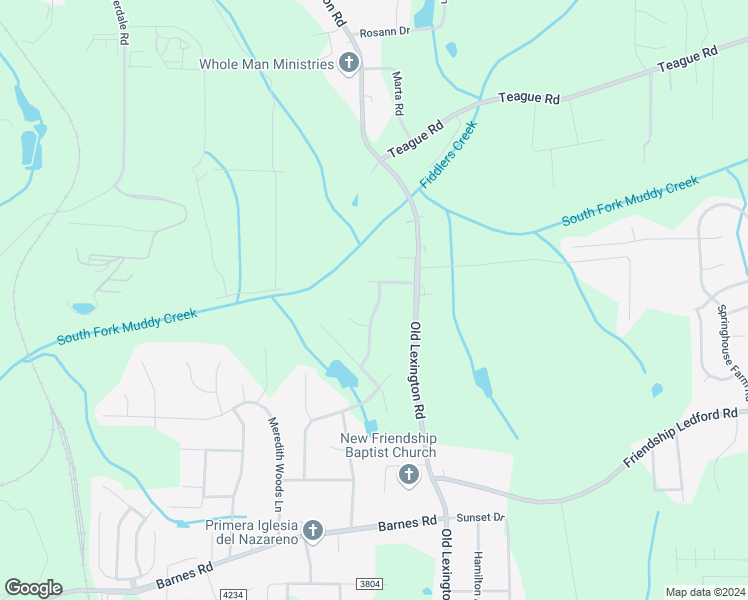 map of restaurants, bars, coffee shops, grocery stores, and more near 4112 Lakewood Glen Drive in Winston-Salem