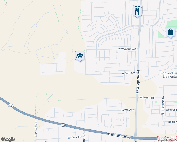map of restaurants, bars, coffee shops, grocery stores, and more near 785 Proud Waters Court in Las Vegas