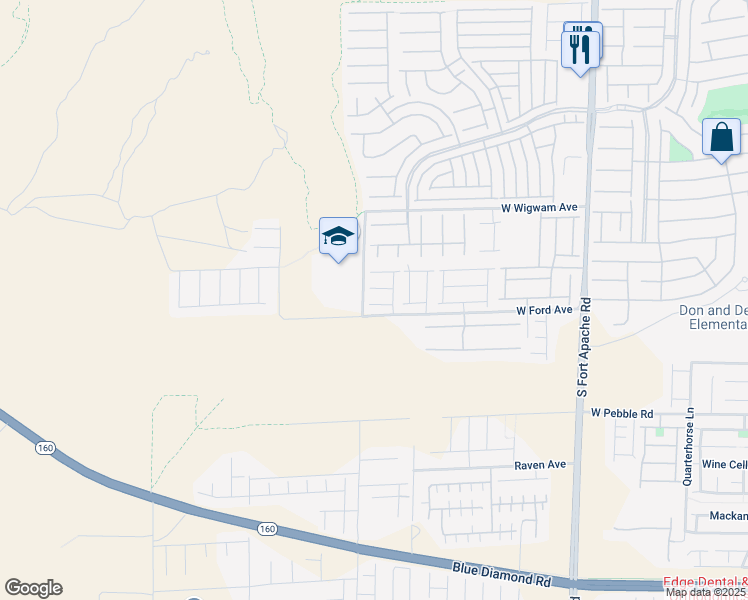 map of restaurants, bars, coffee shops, grocery stores, and more near 785 Proud Waters Court in Las Vegas