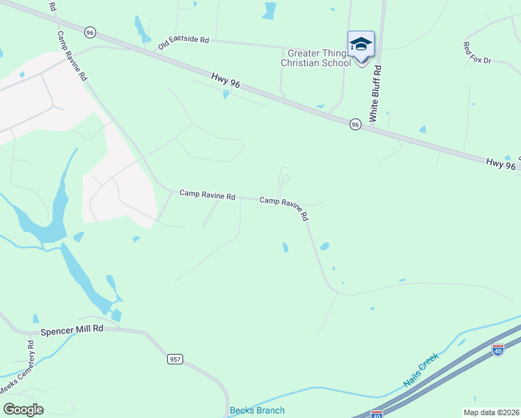 map of restaurants, bars, coffee shops, grocery stores, and more near 1348 Camp Ravine Road in Burns