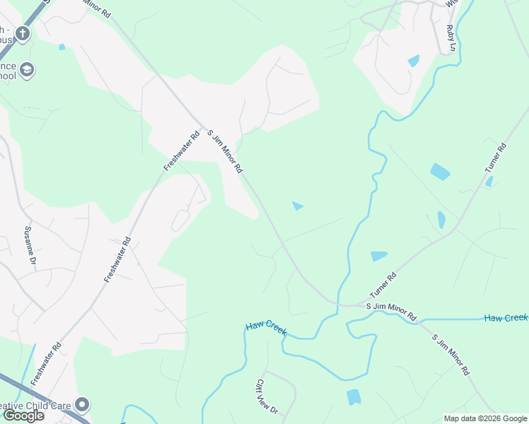 map of restaurants, bars, coffee shops, grocery stores, and more near 2715 South Jim Minor Road in Mebane