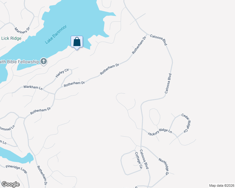map of restaurants, bars, coffee shops, grocery stores, and more near in Fairfield Glade