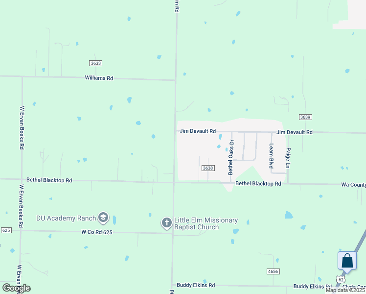 map of restaurants, bars, coffee shops, grocery stores, and more near 13086 Bethel Blacktop Road in Farmington