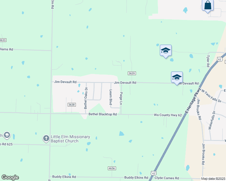 map of restaurants, bars, coffee shops, grocery stores, and more near 12542 Leam Boulevard in Farmington
