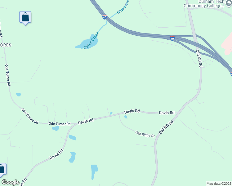 map of restaurants, bars, coffee shops, grocery stores, and more near 501 Davis Road in Hillsborough