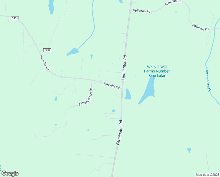 map of restaurants, bars, coffee shops, grocery stores, and more near 141 Pineville Road in Mocksville