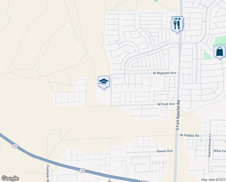 map of restaurants, bars, coffee shops, grocery stores, and more near 796 Bending Wolf Avenue in Las Vegas