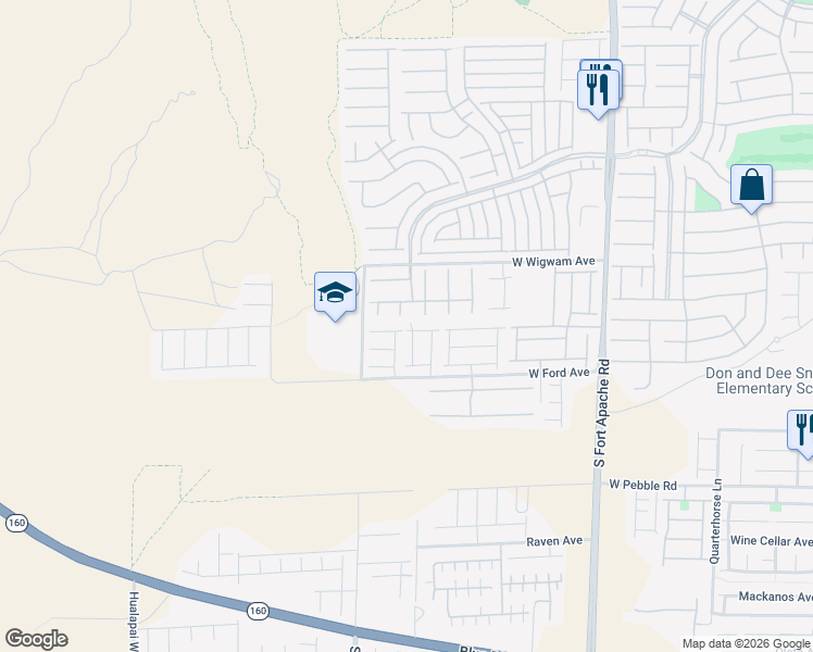 map of restaurants, bars, coffee shops, grocery stores, and more near 726 Warm Eagle Avenue in Las Vegas