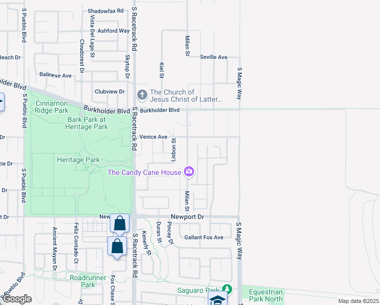map of restaurants, bars, coffee shops, grocery stores, and more near 344 Milan Street in Henderson