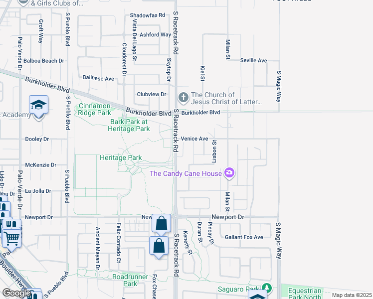 map of restaurants, bars, coffee shops, grocery stores, and more near 336 Talladega Court in Henderson