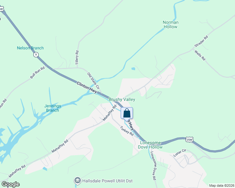 map of restaurants, bars, coffee shops, grocery stores, and more near 113 Strader Road in Powell