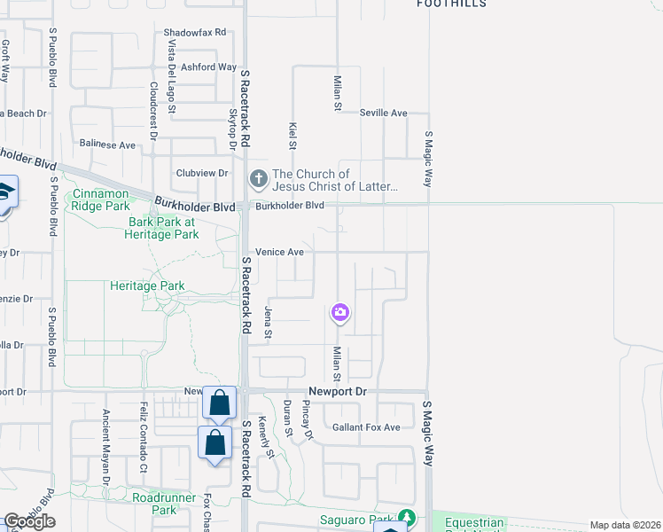 map of restaurants, bars, coffee shops, grocery stores, and more near 344 Milan Street in Henderson