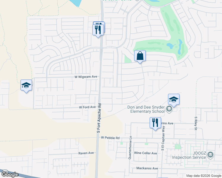map of restaurants, bars, coffee shops, grocery stores, and more near 279 Cullerton Street in Las Vegas