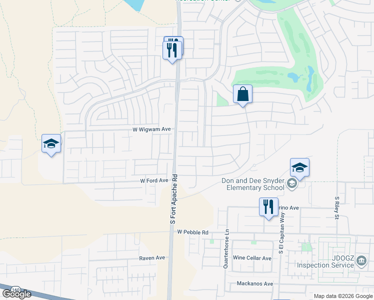 map of restaurants, bars, coffee shops, grocery stores, and more near 279 Cullerton Street in Las Vegas