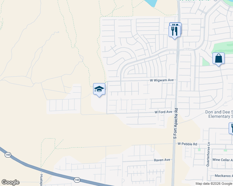 map of restaurants, bars, coffee shops, grocery stores, and more near 726 Warm Eagle Avenue in Las Vegas