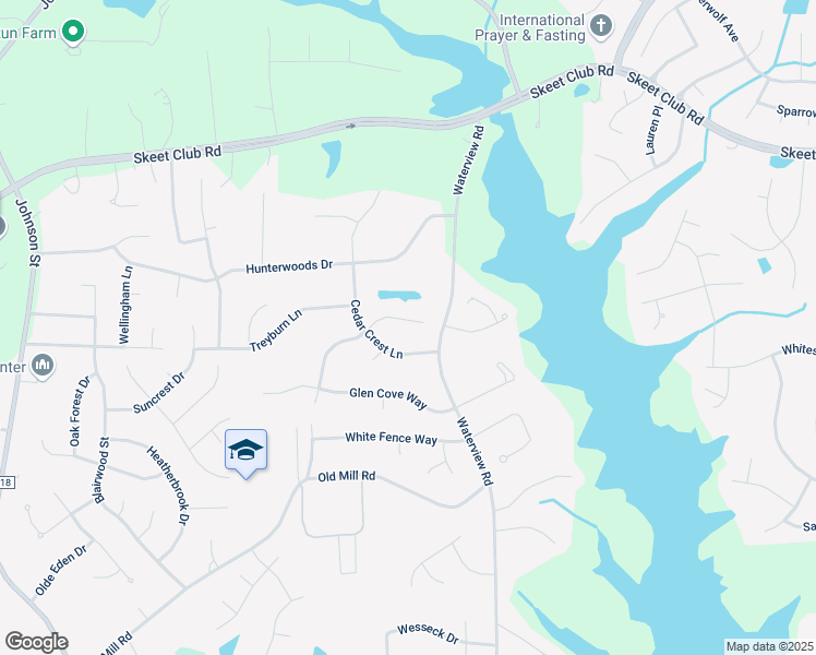 map of restaurants, bars, coffee shops, grocery stores, and more near 4234 Brentonshire Lane in High Point