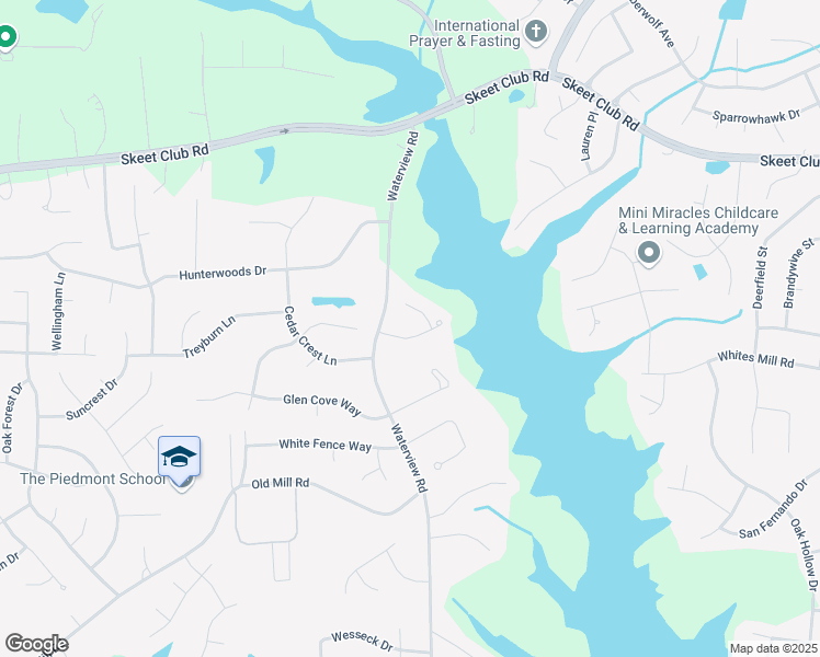 map of restaurants, bars, coffee shops, grocery stores, and more near 2413 Tweedmore Court in High Point