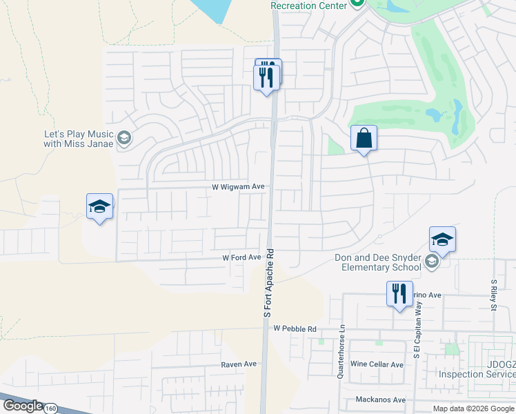 map of restaurants, bars, coffee shops, grocery stores, and more near 855 Cool Aquamarine Street in Las Vegas