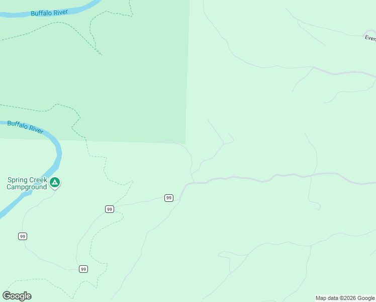 map of restaurants, bars, coffee shops, grocery stores, and more near Mayapple Road in Searcy County