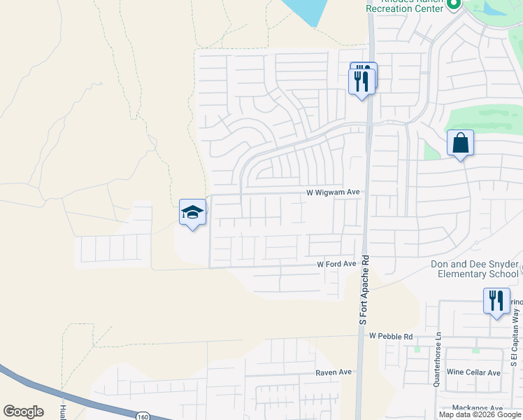 map of restaurants, bars, coffee shops, grocery stores, and more near 733 Shiva Street in Las Vegas