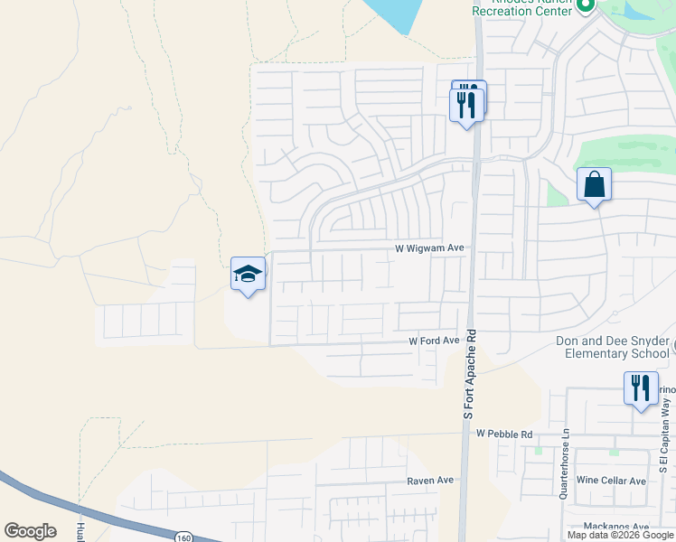 map of restaurants, bars, coffee shops, grocery stores, and more near 733 Shiva Street in Las Vegas