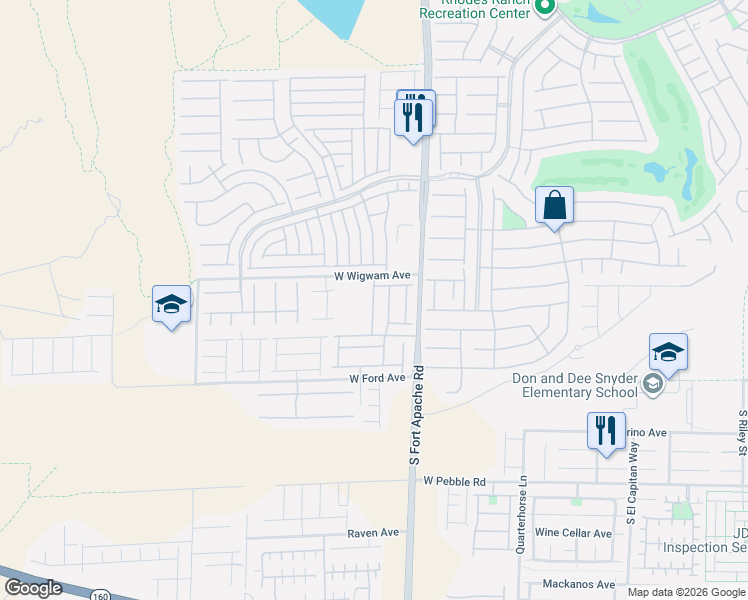 map of restaurants, bars, coffee shops, grocery stores, and more near 836 Earth Luster Road in Las Vegas