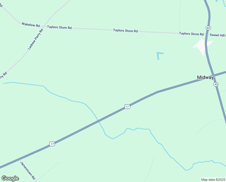 map of restaurants, bars, coffee shops, grocery stores, and more near U.S. 17 in Merry Hill
