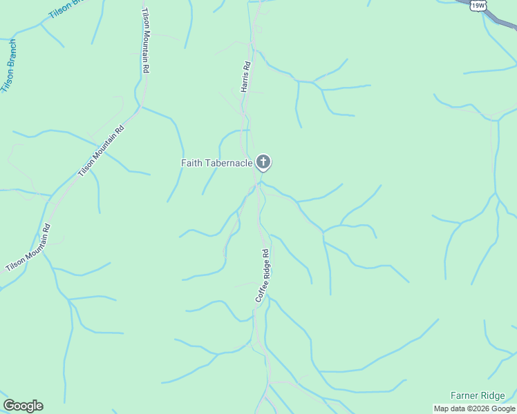 map of restaurants, bars, coffee shops, grocery stores, and more near 523 Coffee Ridge Rd in Erwin