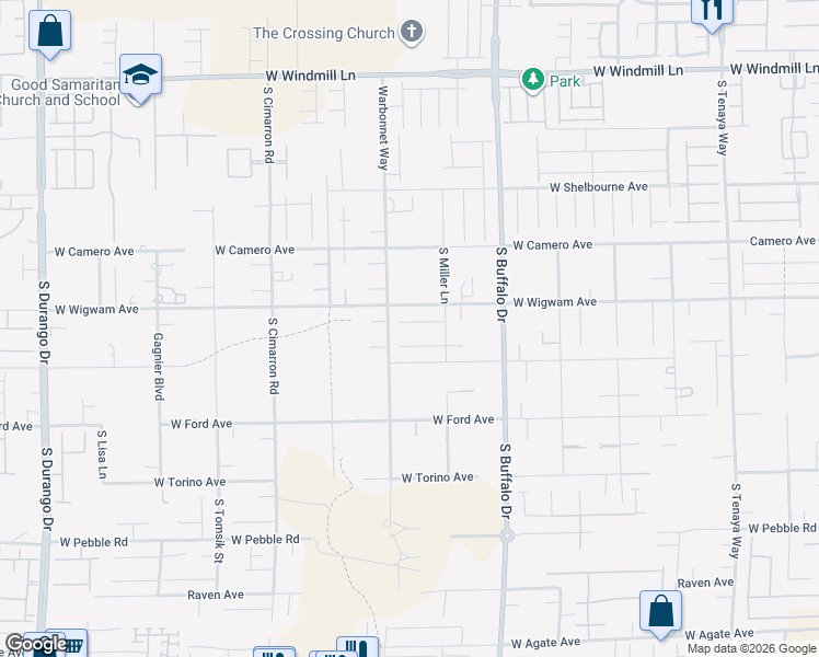 map of restaurants, bars, coffee shops, grocery stores, and more near 7873 Wheeler Creek Court in Las Vegas