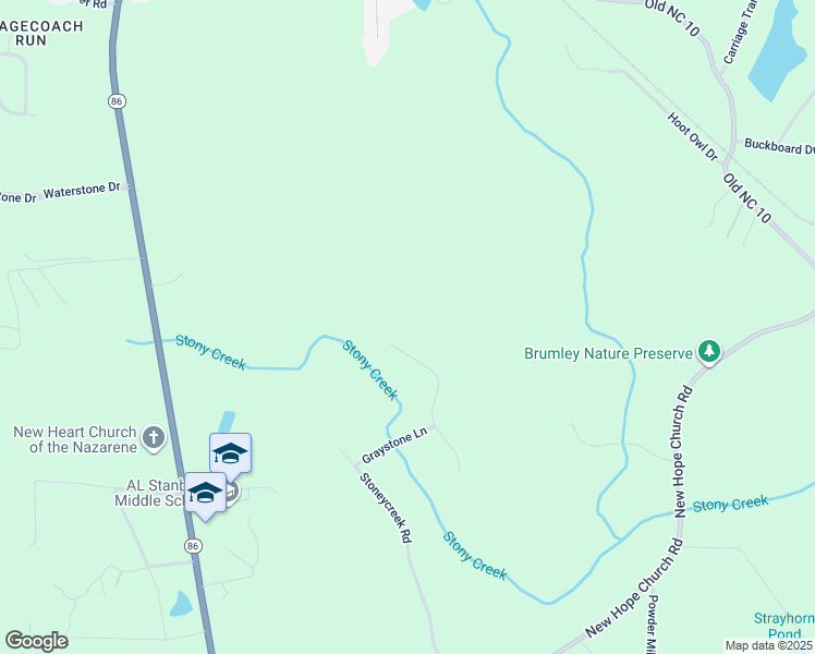 map of restaurants, bars, coffee shops, grocery stores, and more near 3504 Bluestone Court in Chapel Hill