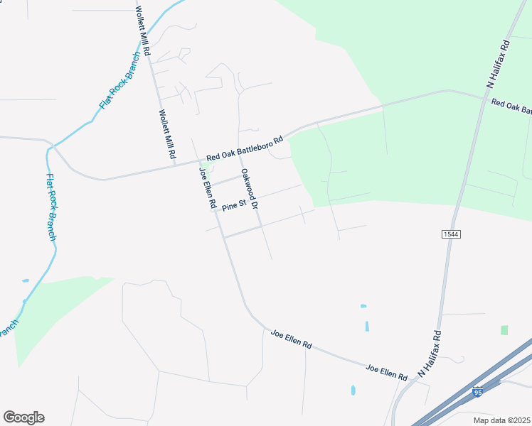 map of restaurants, bars, coffee shops, grocery stores, and more near 4757 Oakwood Drive in Nash County