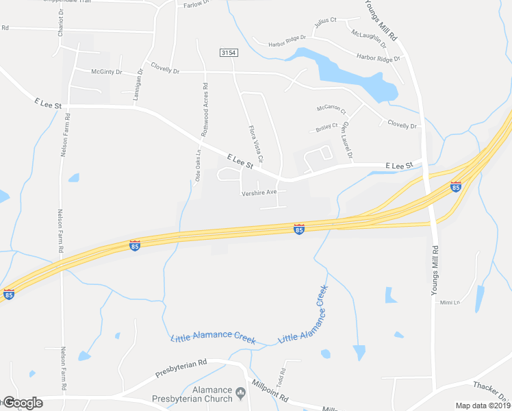 map of restaurants, bars, coffee shops, grocery stores, and more near 4001 Waitsfield Court in Greensboro