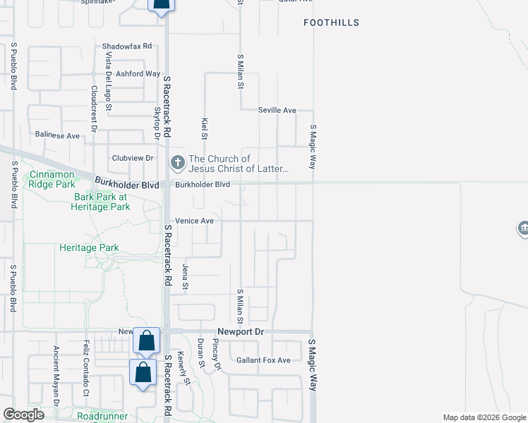 map of restaurants, bars, coffee shops, grocery stores, and more near 326 South Orleans Street in Henderson