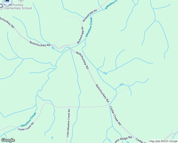 map of restaurants, bars, coffee shops, grocery stores, and more near 1880 Nolichuckey Road in Greeneville