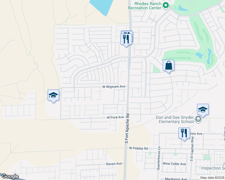 map of restaurants, bars, coffee shops, grocery stores, and more near 825 Earth Luster Road in Las Vegas